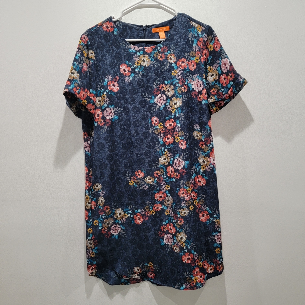 Joe Fresh Floral Short Sleeve Dress Size 6